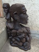 Afrika Art Kunst Skulptur Figur Holz Schnitzerei