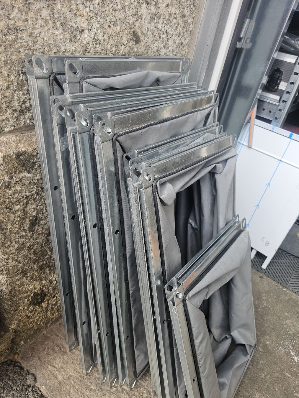 Ventilatori: Lot de 8 manchettes souples de ventilation galvanisées – Nuovo (secondo la descrizione) da Glion venduto da oui_s2pb 1
