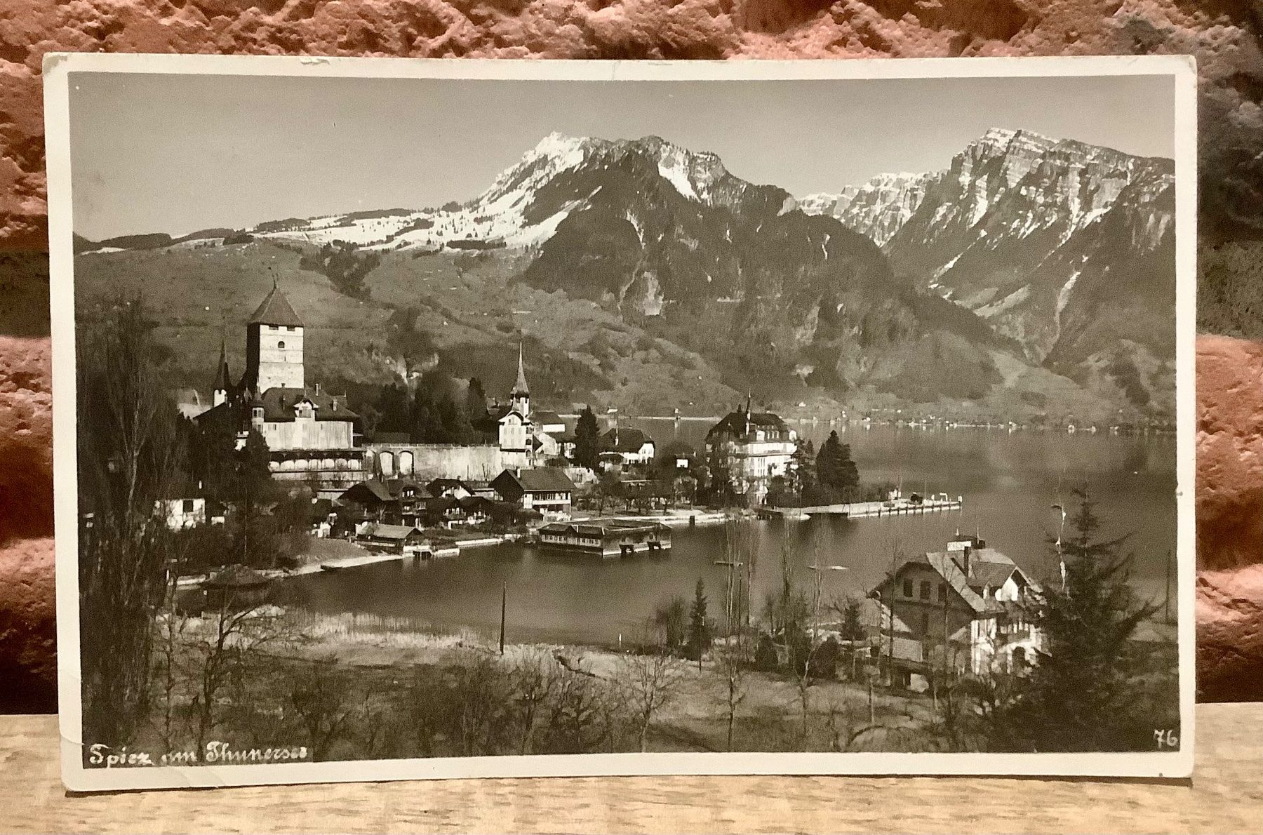Cartoline postali: SPIEZ am Thunersee - Berner Oberland – Usato da Root venduto da ENGLAND-TREASURES
