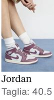 Nike Air Jordan 1 Mid Bordeaux, taglia 40.5 - Ottime!