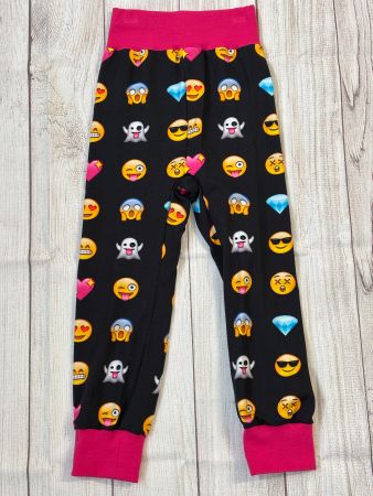 Pumphose Mitwachshose Emoji Gr. 110/116 Neu