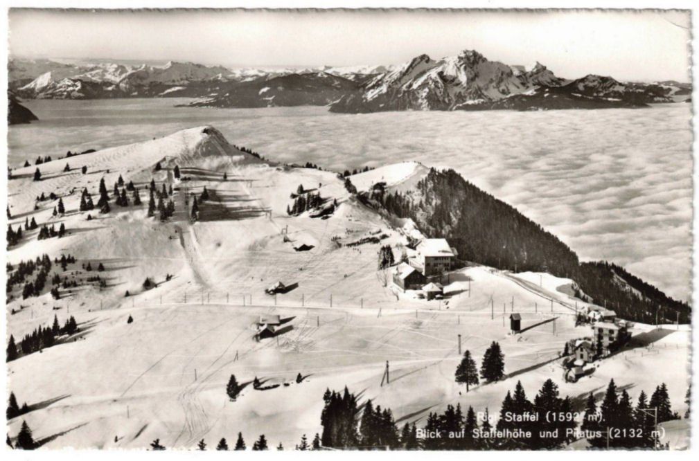 Cartoline postali: Rigi - Skilift Staffel – Usato da Binningen venduto da Mountainrider