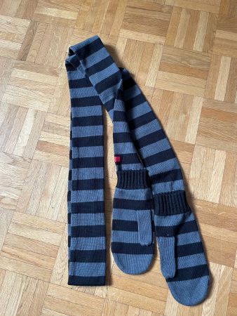 Schal mit Handschuhen f. Erwachsene, neu