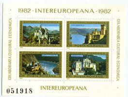 Block "Schloss Neuschwanstein, Schloss Linderhof". Rumänien
