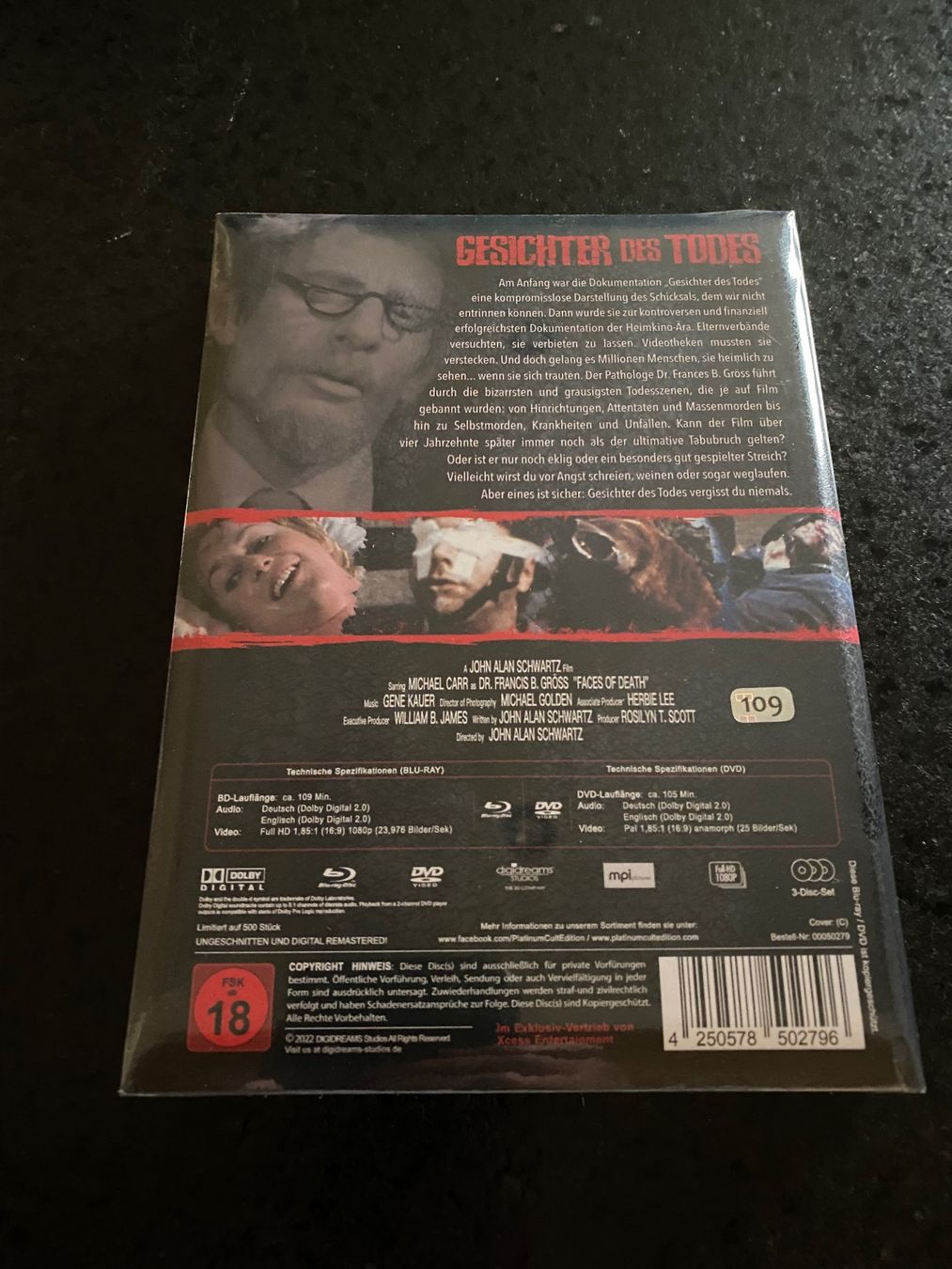 Tutti i DVDs: Gesichter des Todes Mediabook Blu-ray OVP – Nuovo e nell'imballaggio originale da Schmitten FR venduto da fil_v88q 1
