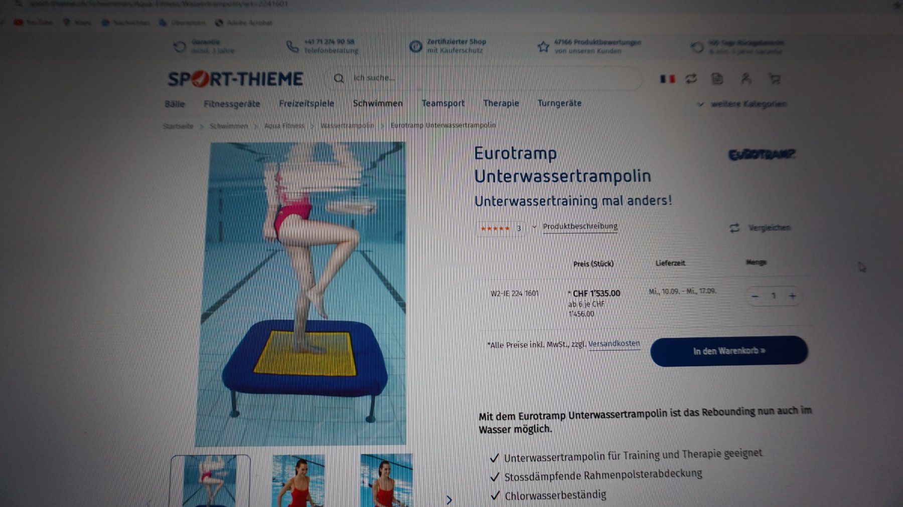Trampolines: Trampolin – D'occasion à Kölliken par alcyon75