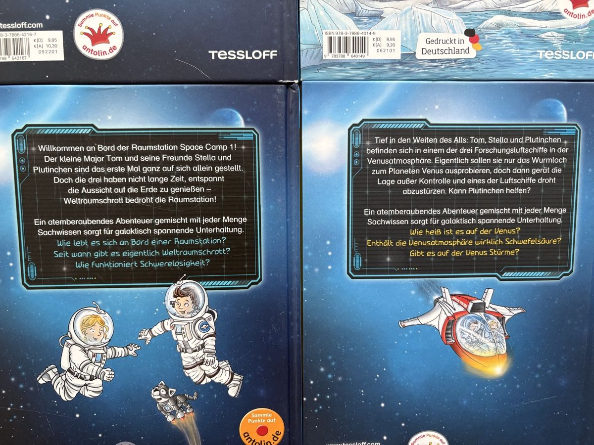 Bücher: 5x Bücher Der kleine Major Tom – Gebraucht aus Balterswil von stern4888 2