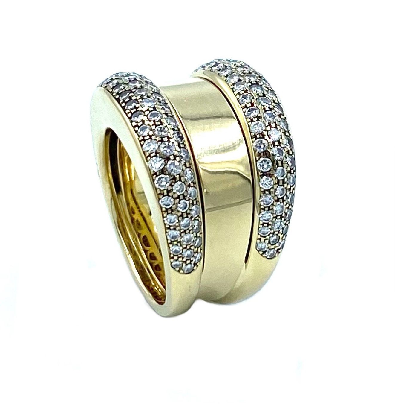 Chopard Anelli: Chopard. Bague La Strada or jaune et diamants – Usato da Renens VD venduto da Diademe.sarl 3