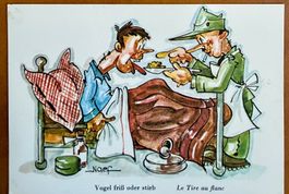 Militaire - Humour - Carte ancienne
