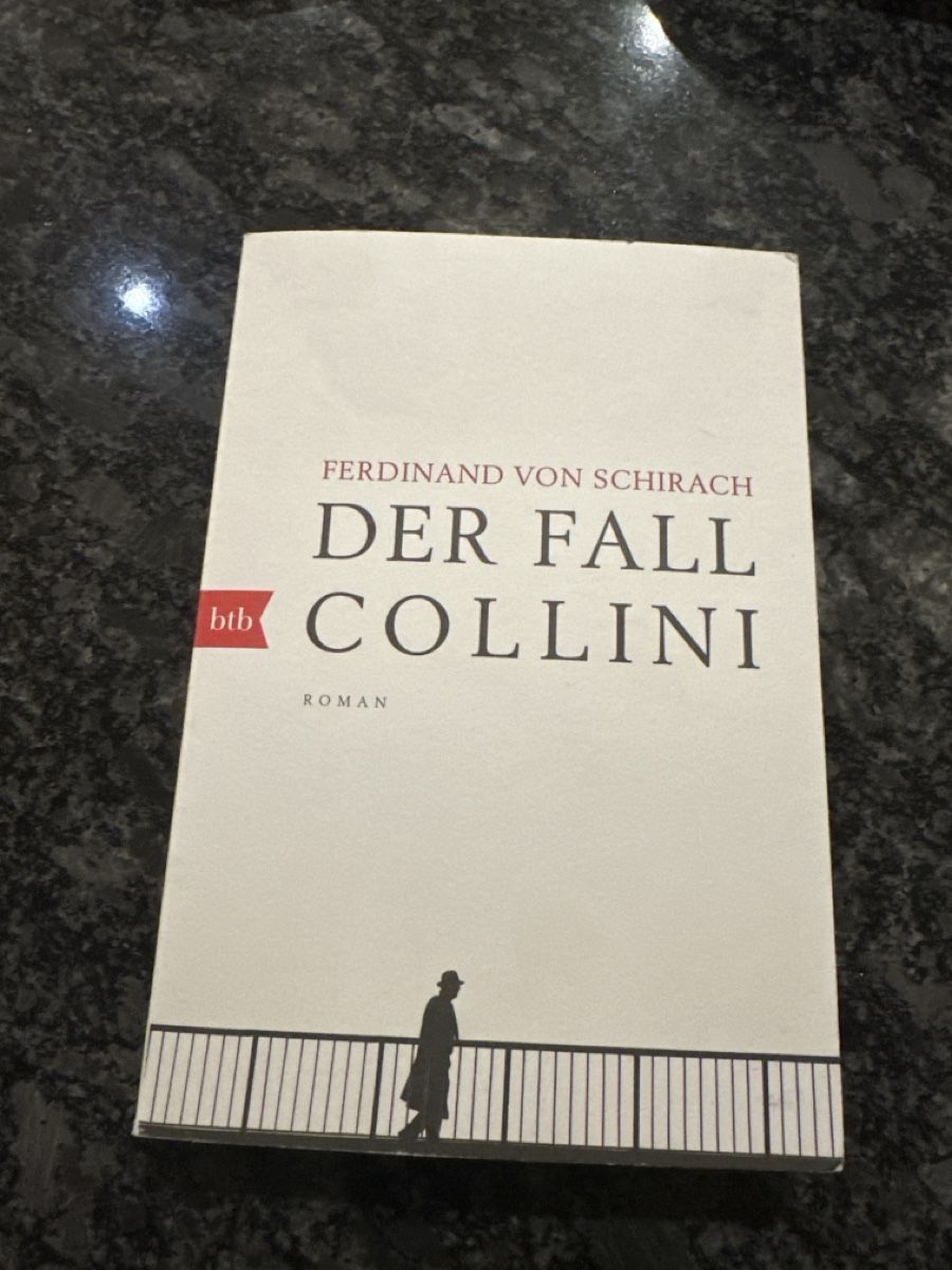 Bücher: Ferdinand von Schirach - Der Fall Collini, Roman, Top! – Gebraucht aus Netstal von muj_q7ty