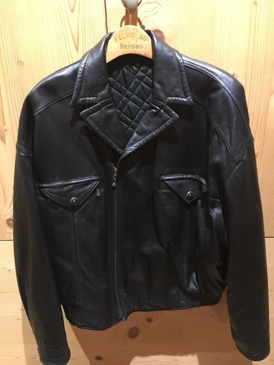 Versace Giacche: Herren Lederjacke V2 by Versace Gr. L schwarz – Usato da Lauenen b. Gstaad venduto da Li-A8gut 3