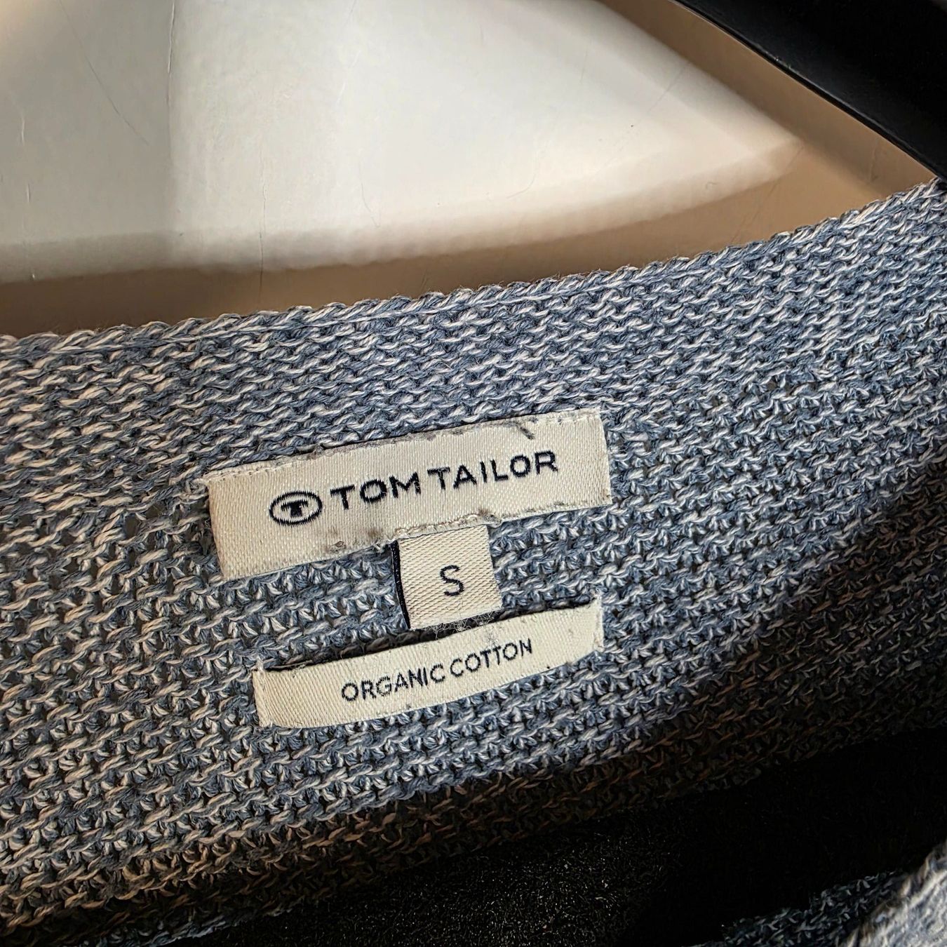 Tom Tailor Pullover & Sweatshirts: Tom Tailor Pullover Bio Baumwolle Blau Weiß S/M Top – Gebraucht aus Wald ZH von CapLux 1