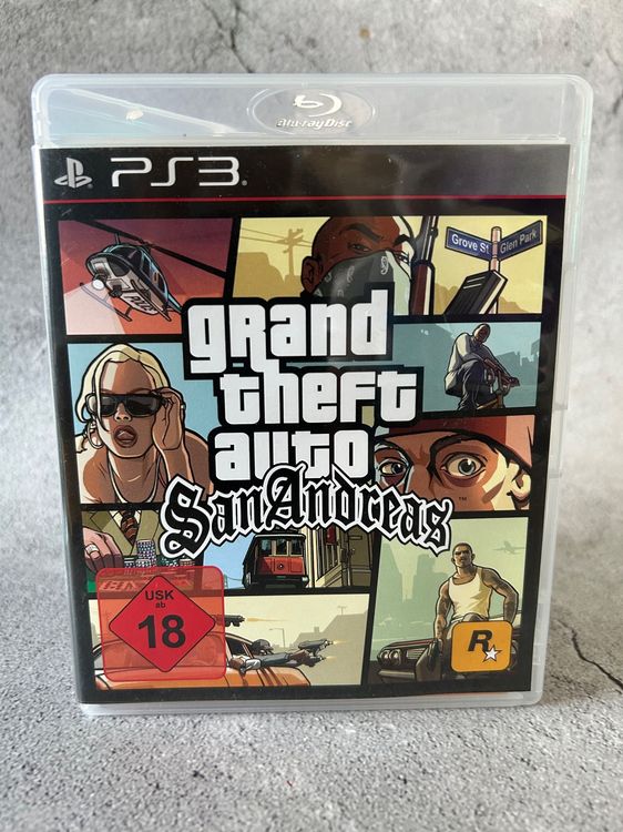 GTA San Andreas PS3 - NEUF SCELTÉ - WATA 9.8 A+ - Édition PAL