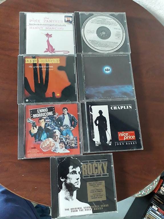 CD: Morricone, Batman, Rocky, la panthère rose,Chaplin  – Usato da Granges VS venduto da bon_wws6