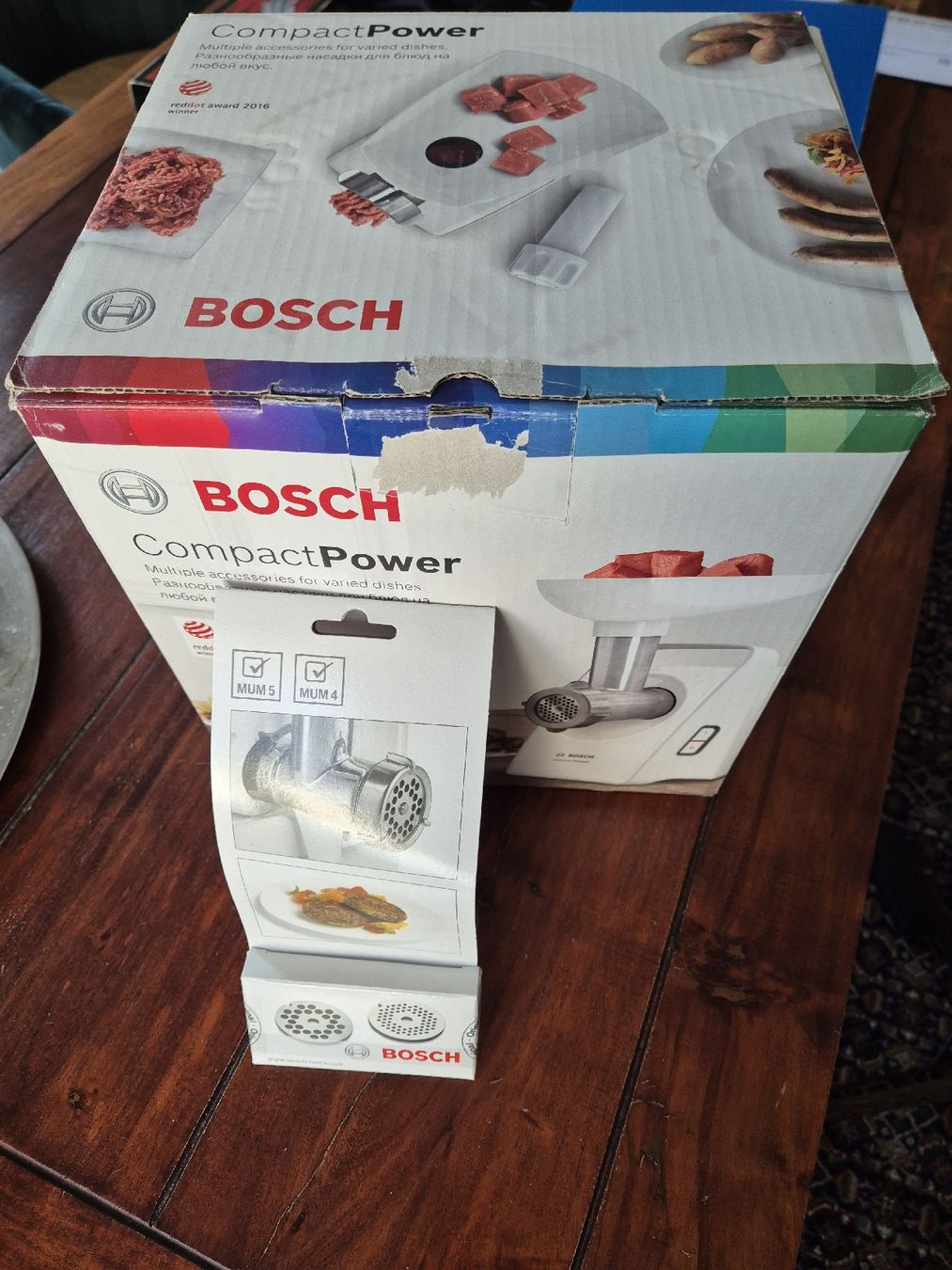 Küchengeräte: Bosch Fleischwolf Compact Power MFW3520 / + Lochscheibe 3/6 – Neu und originalverpackt aus Horn von raley27 5
