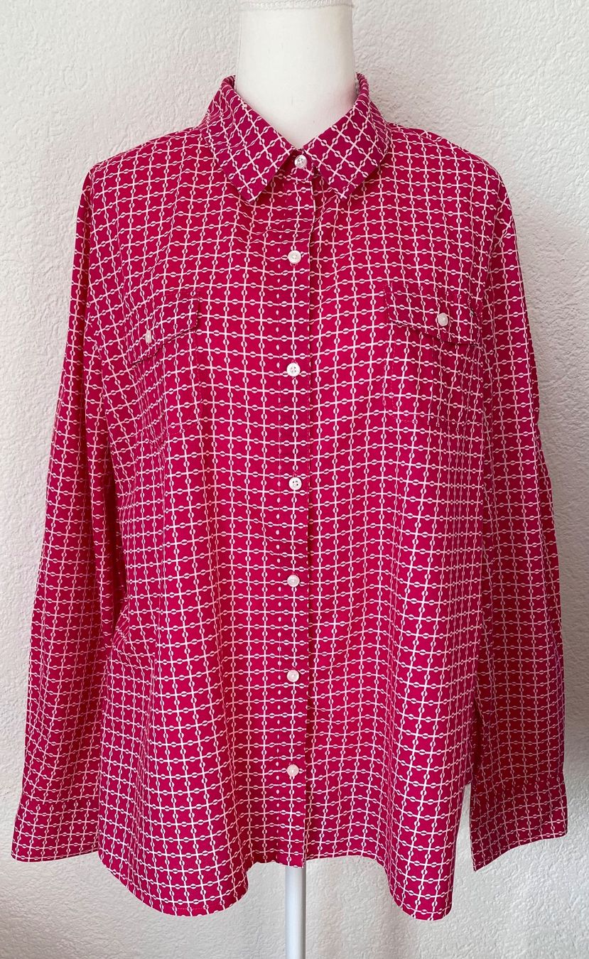 Tommy Hilfiger Blusen: Tommy Hilfiger Hemdbluse Grösse XXL – Gebraucht aus Oberwil BL von Leni-Mischi