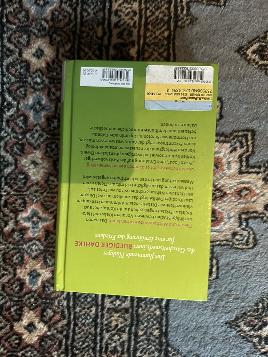 Bücher: Rüdiger Dahlke PEACE FOOD – Neu (gemäss Beschreibung) aus Uster von bek_v2ct 6