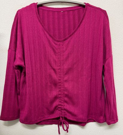 Feinstrick Pullover L/XL mit Schnürung