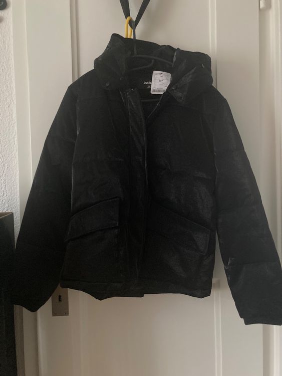 jacke glänzend schwarz