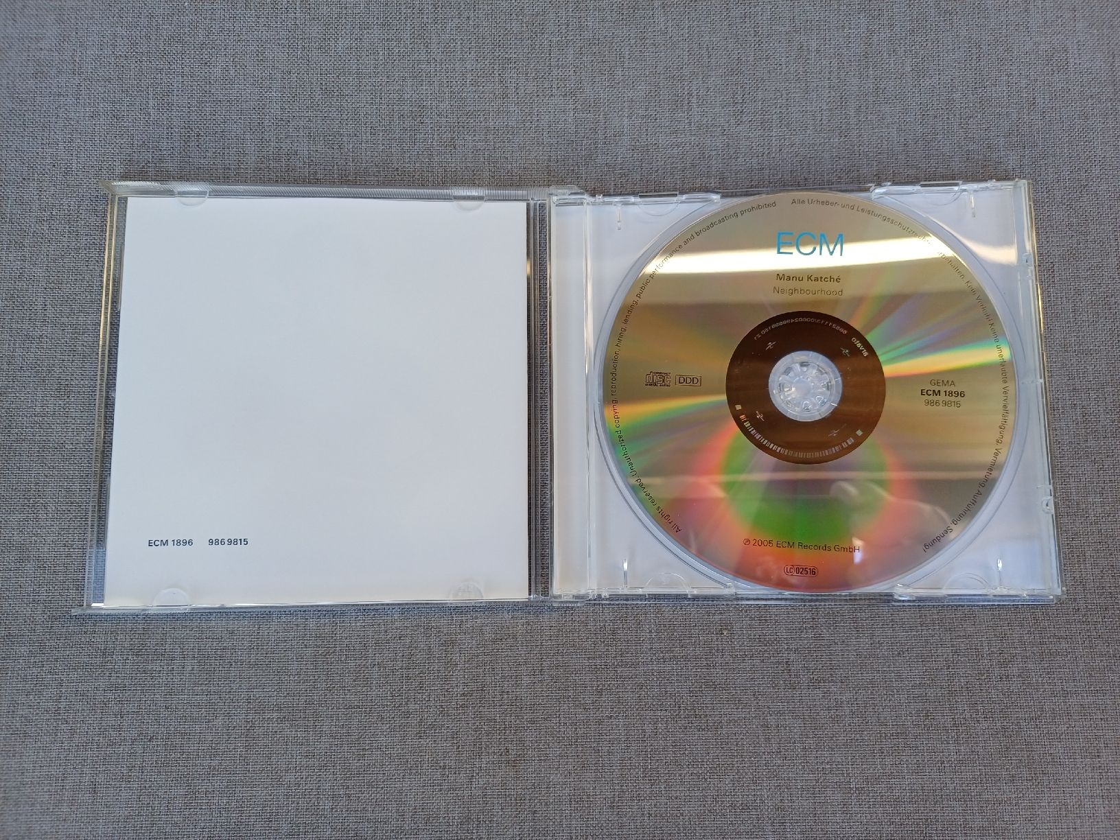 CD: Manu Katché "Neighbourhood" CD – Nuovo (secondo la descrizione) da Begnins venduto da Drastic-Sound 2