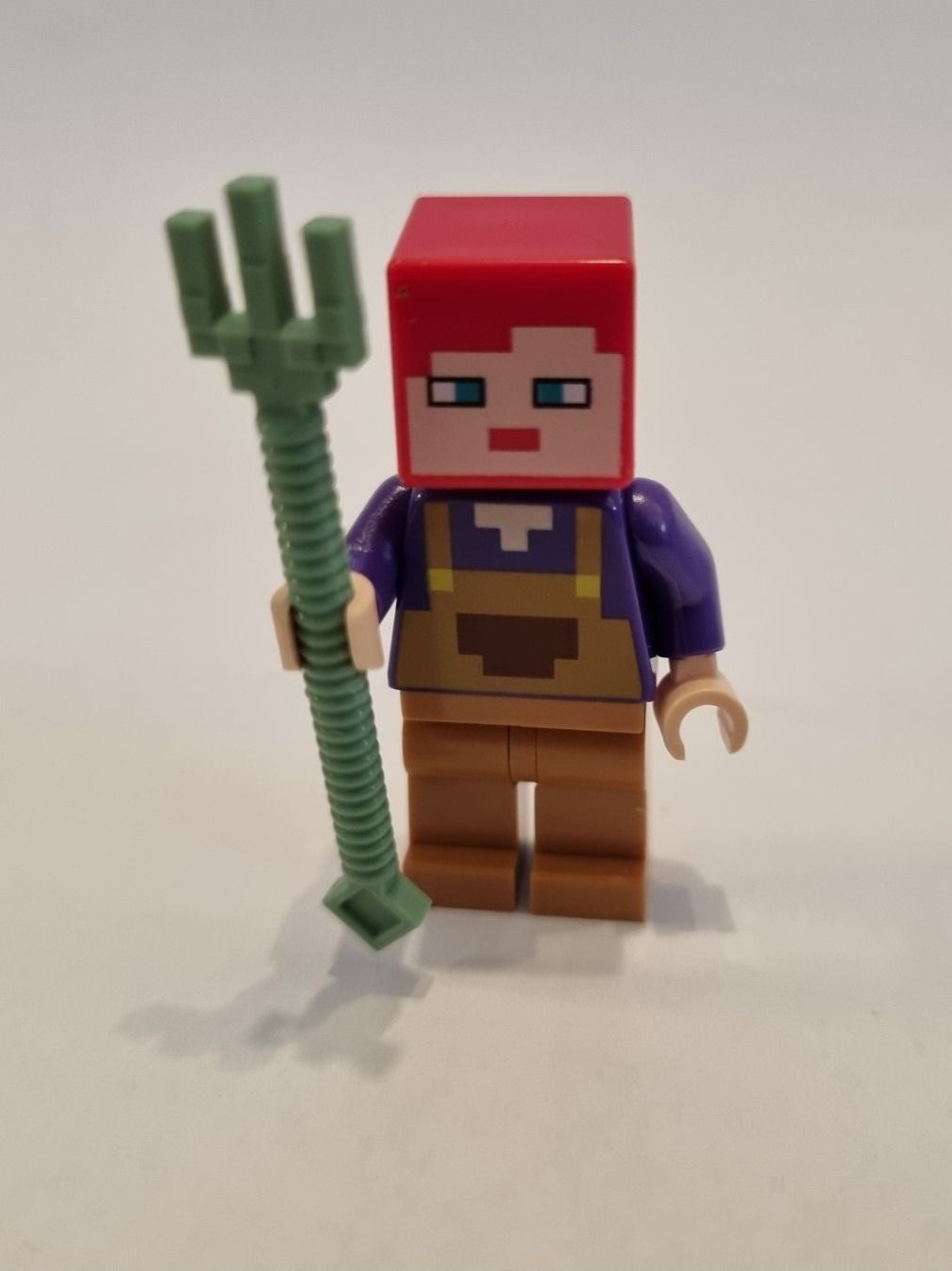 Lego Kit di costruzioni: LEGO Minecraft min099 Farmhand with Trident – Nuovo (secondo la descrizione) da Basadingen venduto da NekoBricks