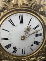 Comtoise Burgunderuhr mit Pendel und Gewichten