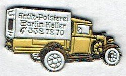 Plaquettes & Badges: Antik-Polsterei Martin Keller LKW Oldtimer – D'occasion à Hinterkappelen par Schampus