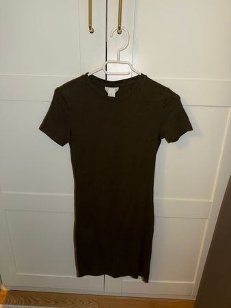 H&M Khaki Kleid Gr. XS