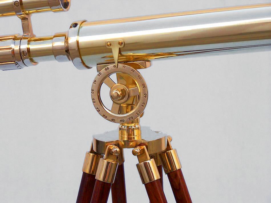 Telescopi: Gilbert London Messing Teleskop 45 cm – Nuovo e nell'imballaggio originale da Valbonne venduto da laiton.france 3