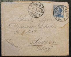Italien Brief Carlasco Seewen Schweiz 1914 Beleg