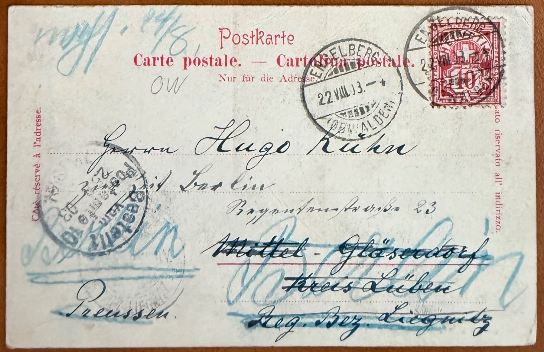 Cartoline postali: Engelberg - Jnchlipass 1903 – Usato da Lutry venduto da Ediego 1