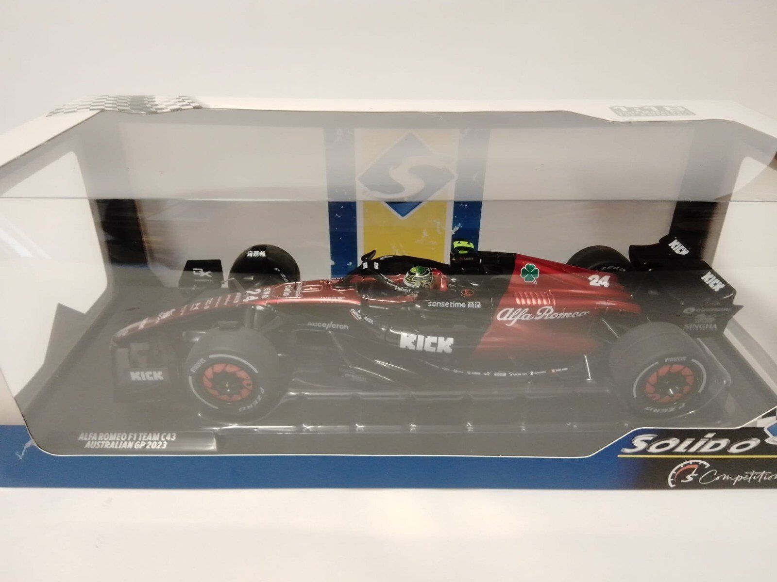 ÖN SATIŞ) Mini GT 1/64 Alfa Romeo C43 Zhou Guanyu 2023 F1 Australian GP MGT00728 Mini GT