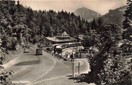 Brünigpass (OW/BE) Brünig Passhöhe mit Strasse und Bahnhof