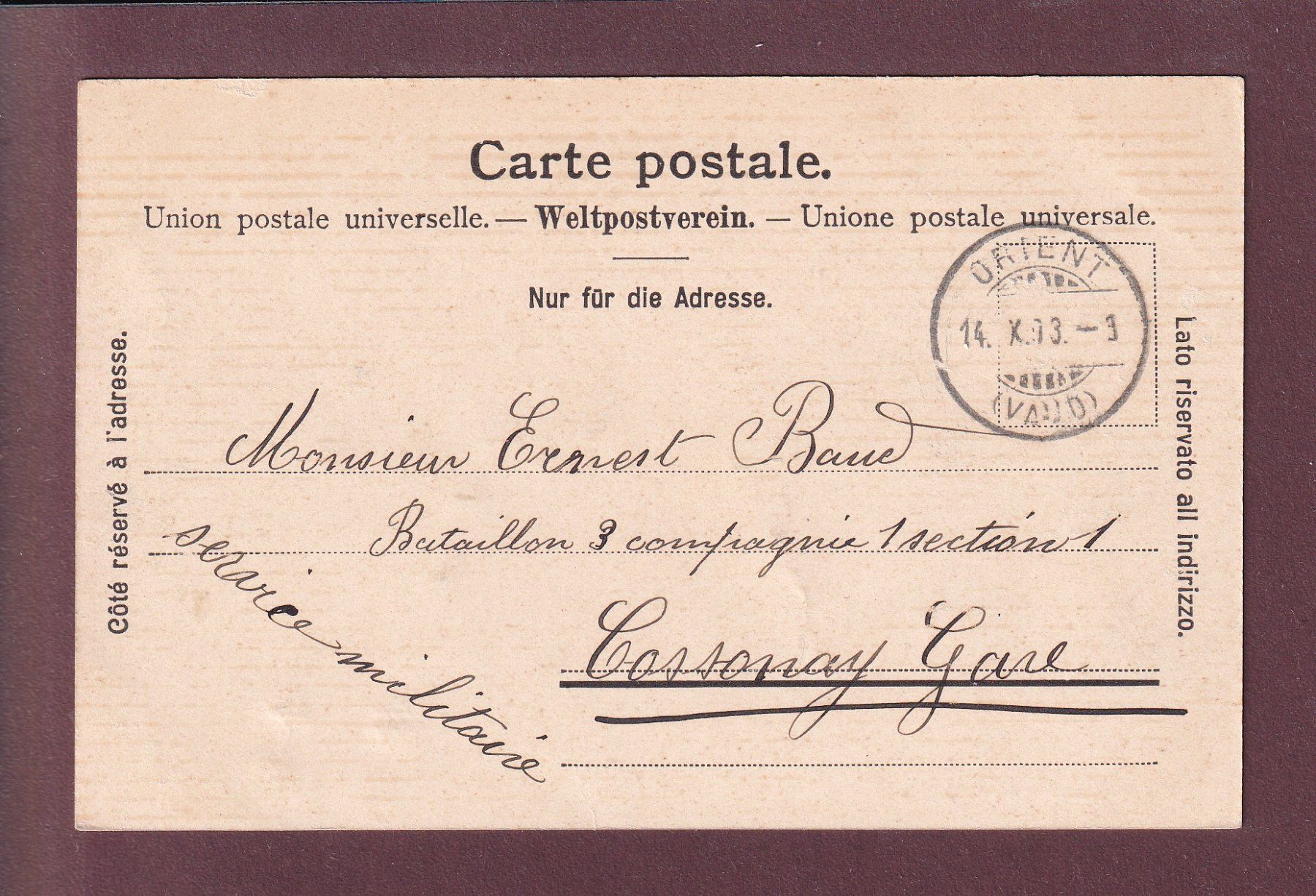 Ansichtskarten: Saut du DAY - Usine - 1903 – Gebraucht aus Pully von nicecards 1