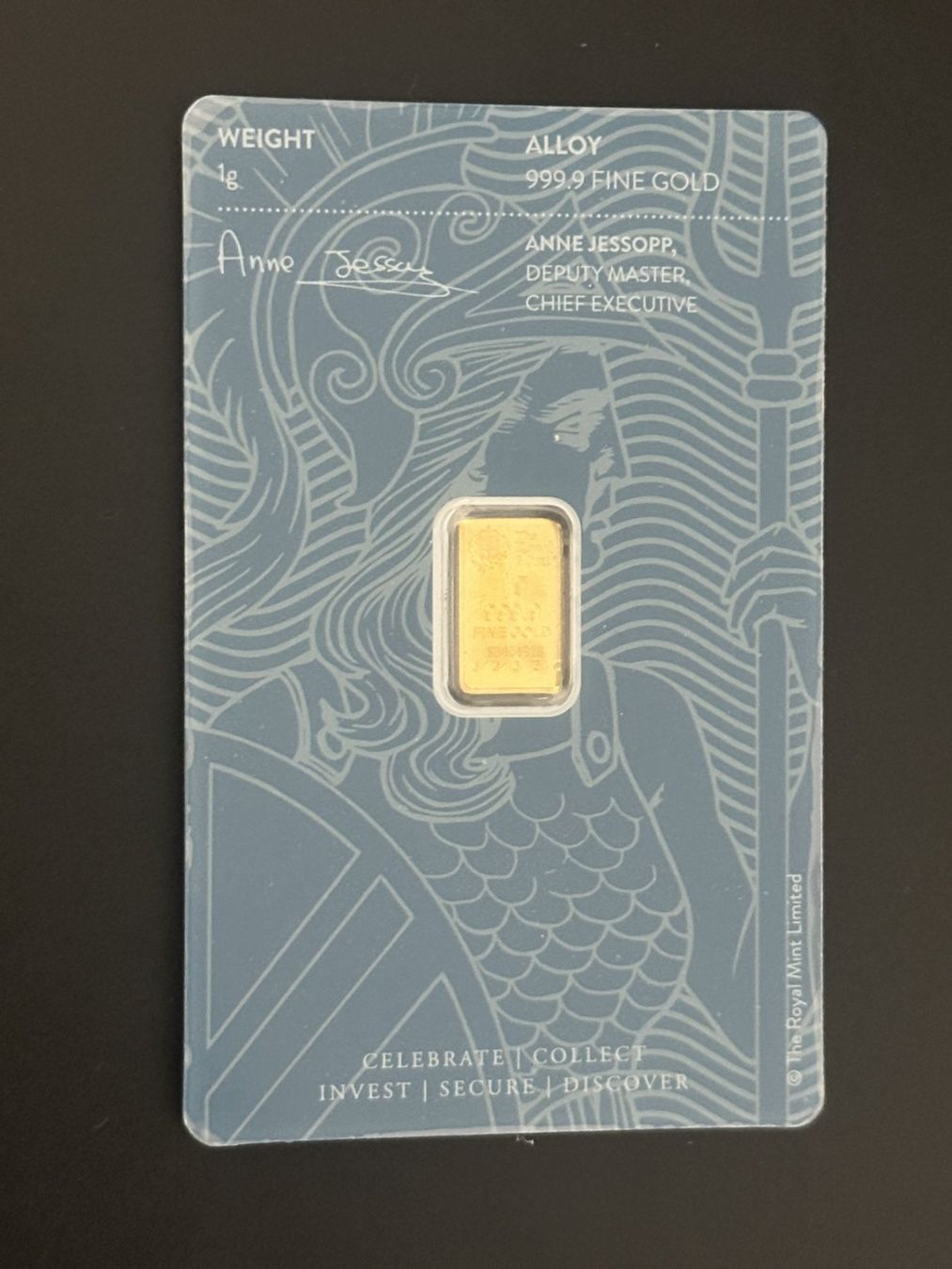 Edelmetalle: Goldbarren 1g Britannia – Neu und originalverpackt aus Untersiggenthal von byiggy 1