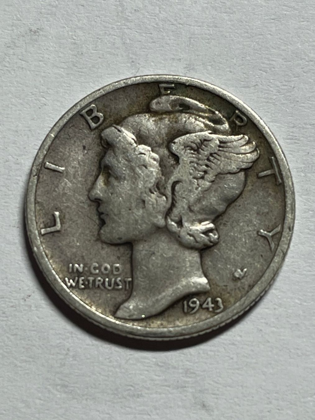 Alle Münzen: (86) Mercury Dime 1943 USA – Gebraucht aus Aesch BL von masmusgo