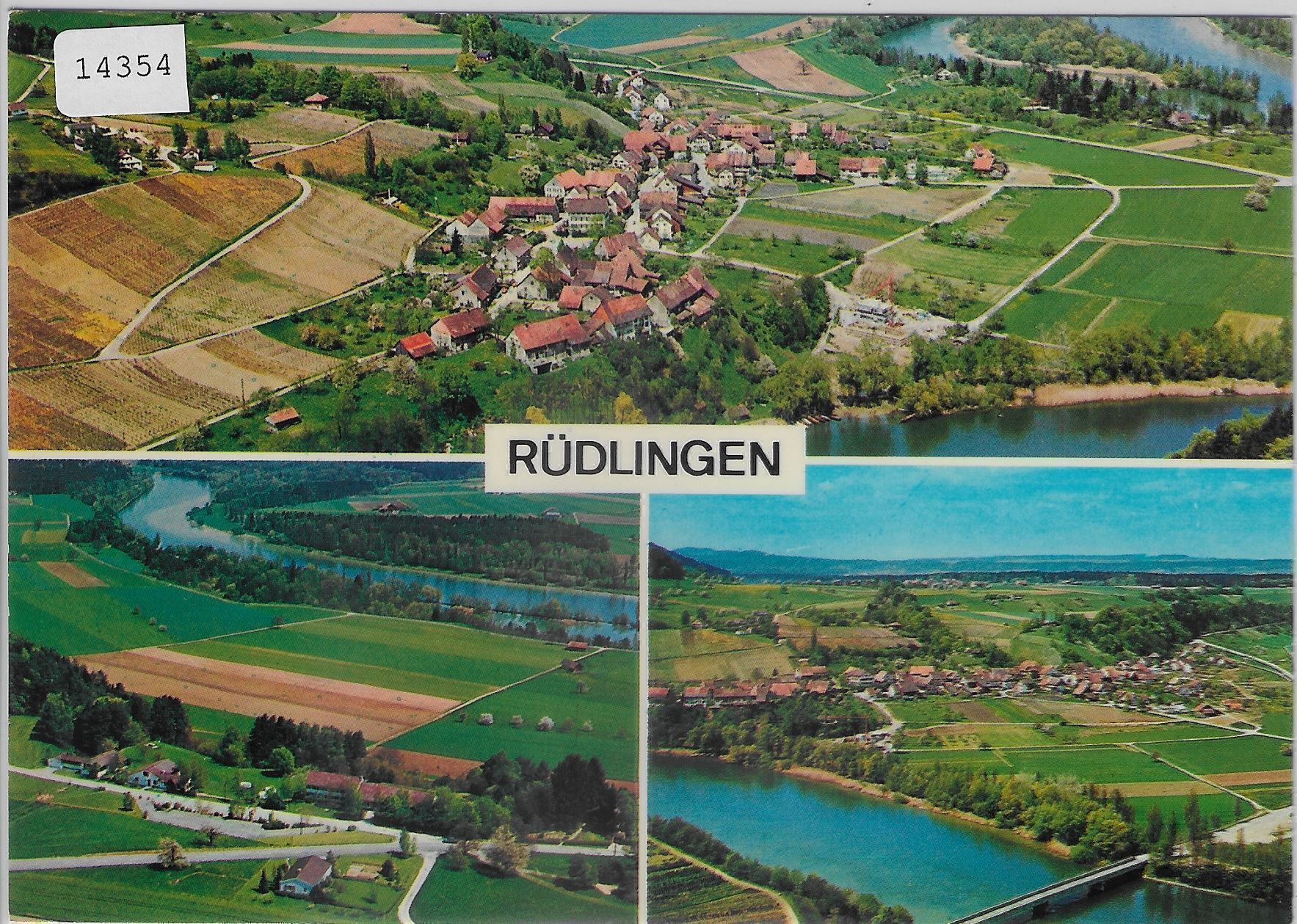Cartoline postali: Flugaufnahme Rüdlingen SH Multiview – Antico da Ettingen venduto da Kartenplanet