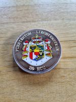 Liechtenstein - 20 Ecu 1993 Farbmünze - 2 Oz. Piedfort - RAR