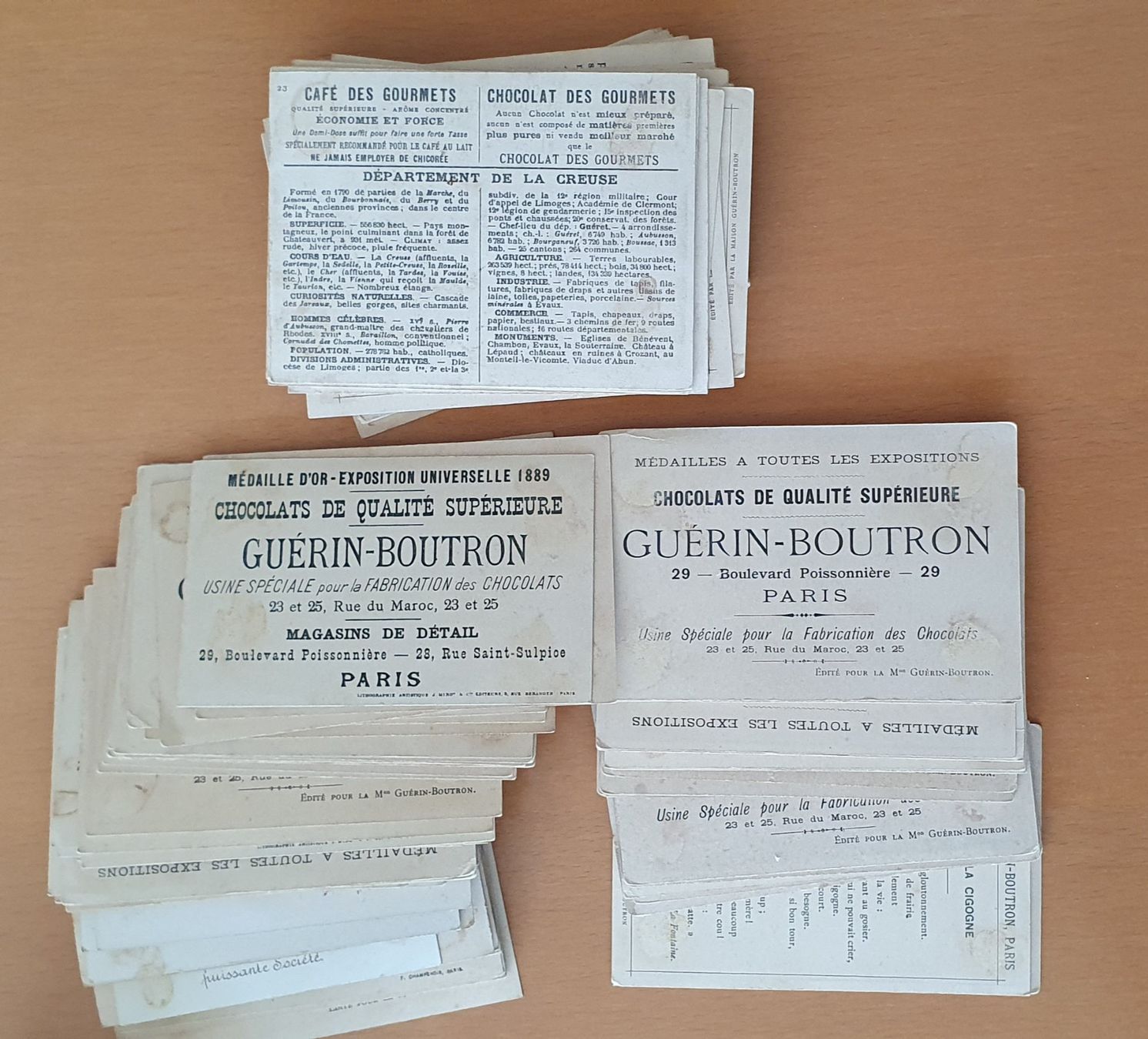 Carte collezionabili: 150 Werbebildern CHOCOLAT GUÉRIN-BOUTRON 1889 – Usato da Kreuzlingen venduto da Rschweiz1 1