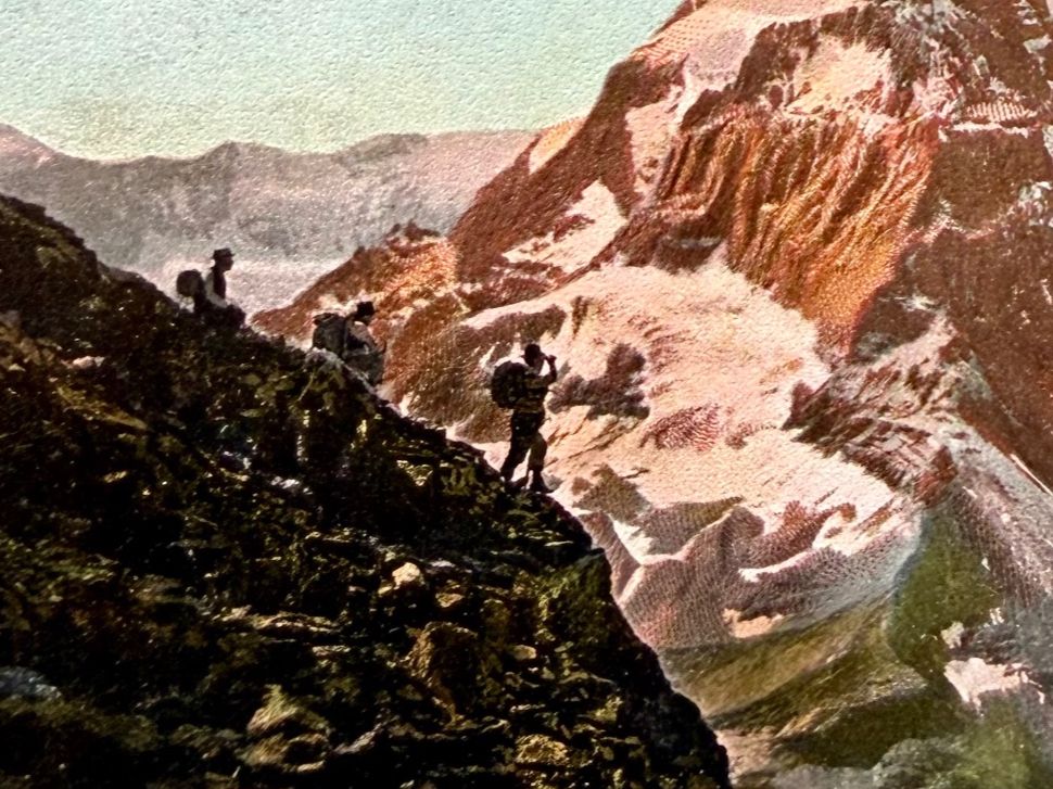 Cartoline postali: Tödi - Bergsteiger - 1895 – Usato da Lutry venduto da Ediego 1