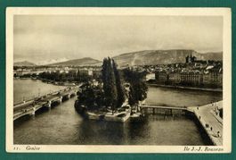 Genève, Pont du Mont-Blanc, Pont des Bergues, ungelaufen