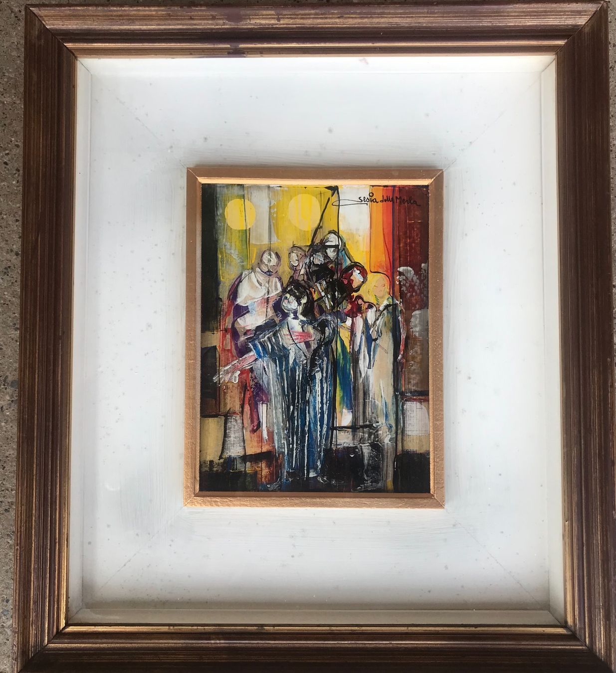 Gemälde: Tableau/ Quadro/ Gemälde Gianni Sesia della Merla – Gebraucht aus Fribourg von SD1910 2