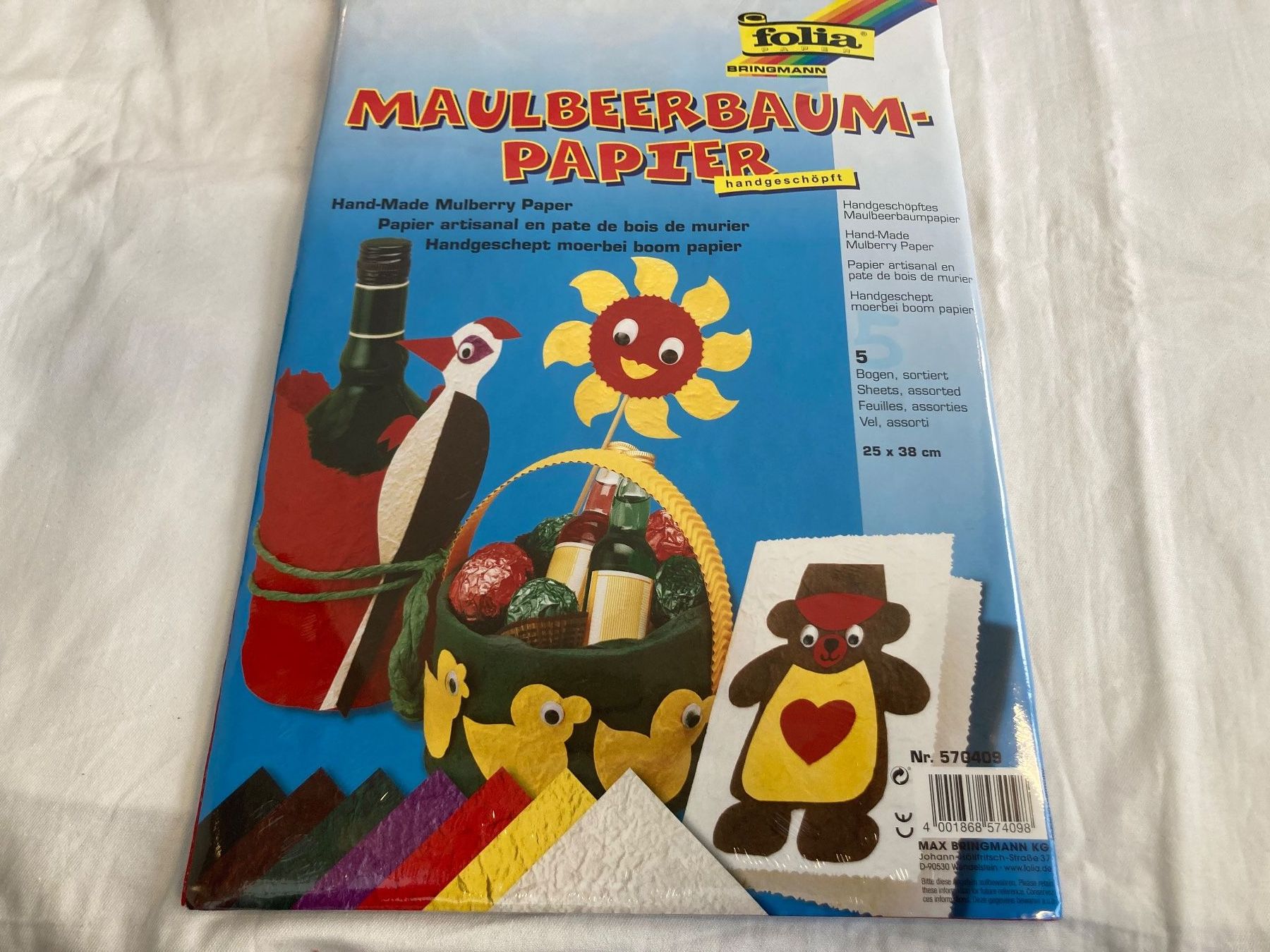 Papiere: Folia Maulbeerbaum-Papier, 5 Packungen a 5 Bogen – Neu und originalverpackt aus Neuenhof von jorogo 2