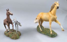 2 Pferdefiguren Franklin Mint