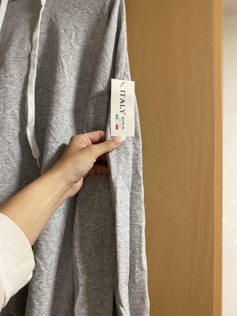 Kleider: Grauer Kapuzenpullover- Kleid, Gr. M, neuwertig! – Neu und originalverpackt aus Steckborn von Amandabraun96 1