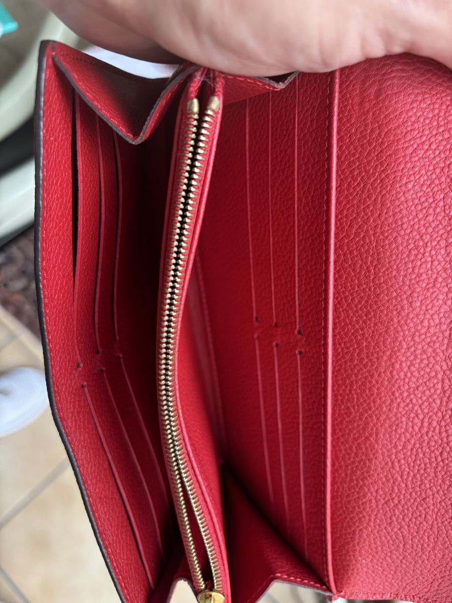 Louis Vuitton Portamonete: LOUIS VUITTON Portefeuille Sarah Emp – Usato da Buttes venduto da ButtA15 7
