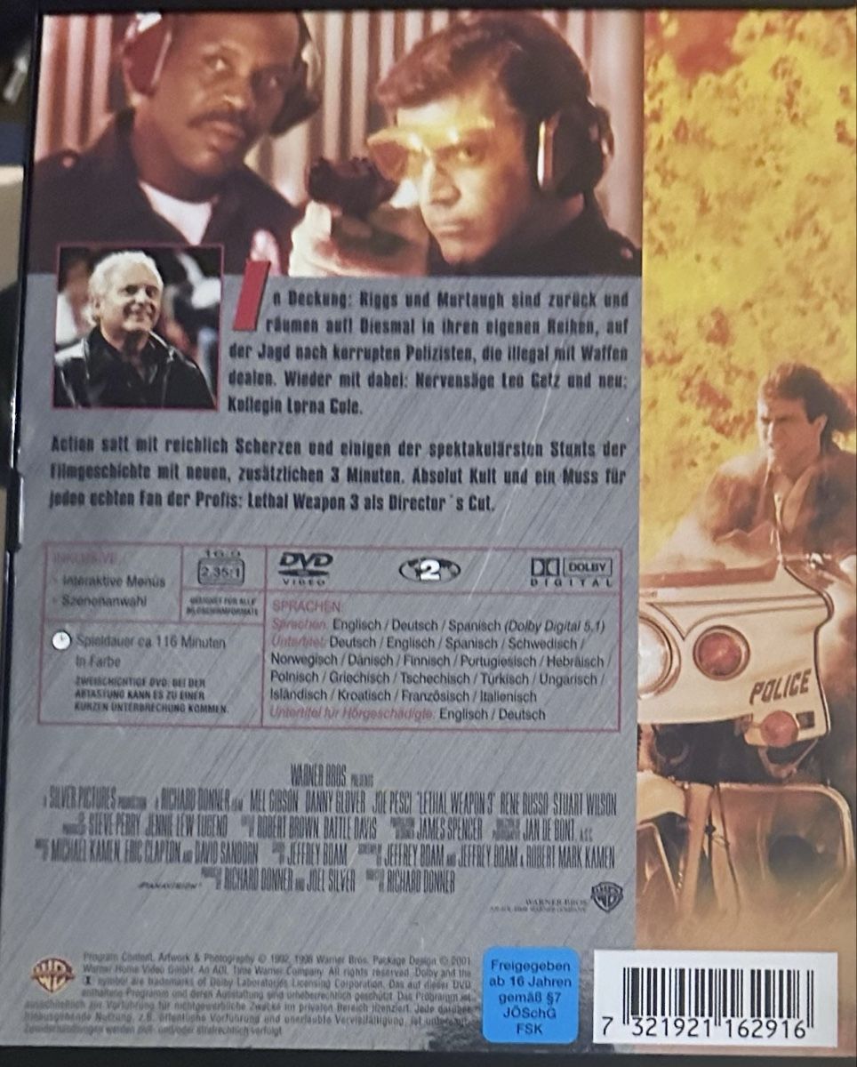 Alle DVDs: Lethal Weapon Collection DVD Special Edition – Gebraucht aus Malters von Gustov 9
