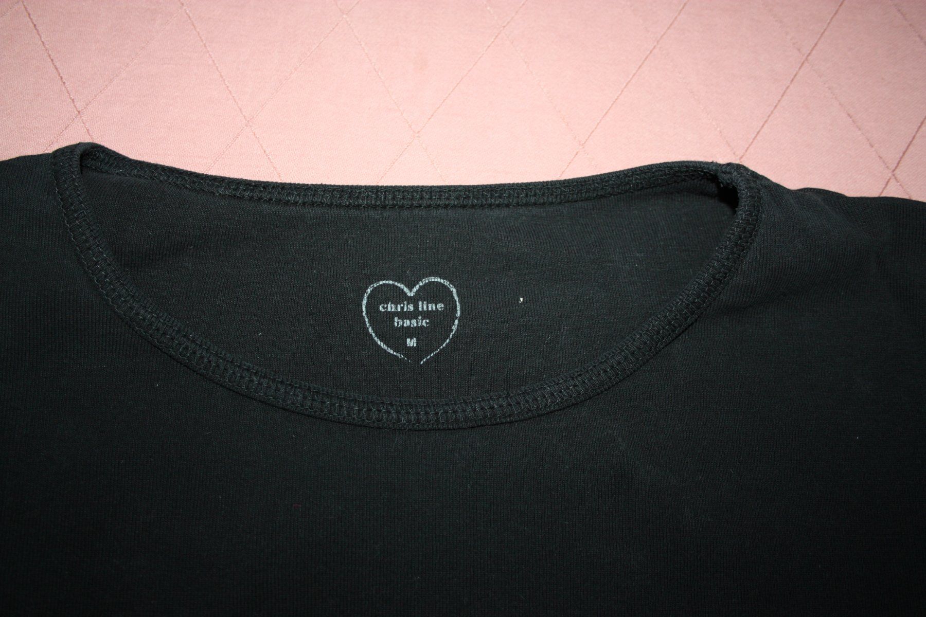 T-Shirts: T-Shirt Langarm Chris Line schwarz Gr. M – Gebraucht aus Flüelen von Diversicum-Textil 1