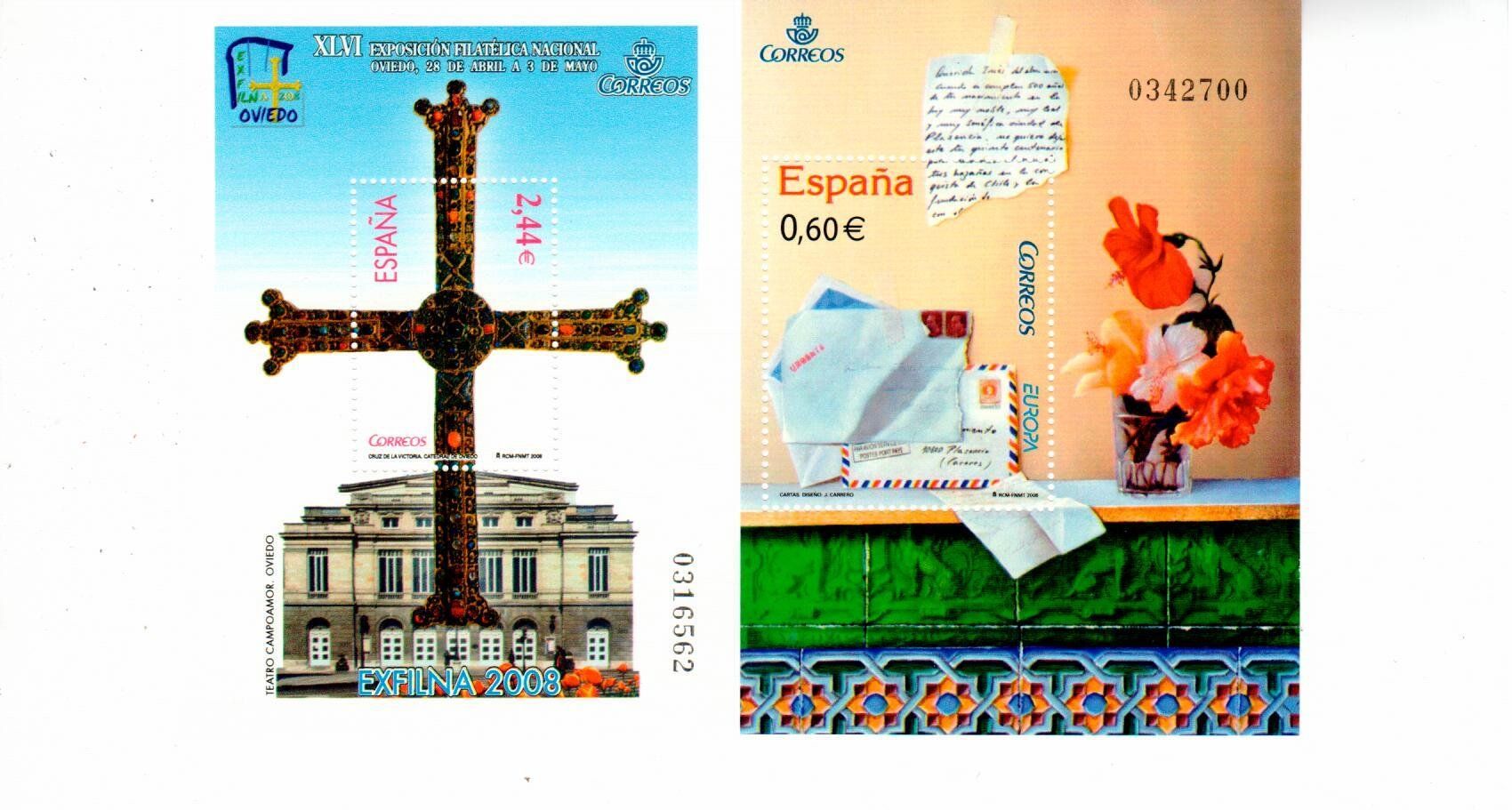 Alle Briefmarken: Spanien 2008 ** – Gebraucht aus Wolhusen von Curver9 6