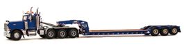 Peterbilt 379 Lowboy USA PREMIUM LINE BLUE 1:50 WSI